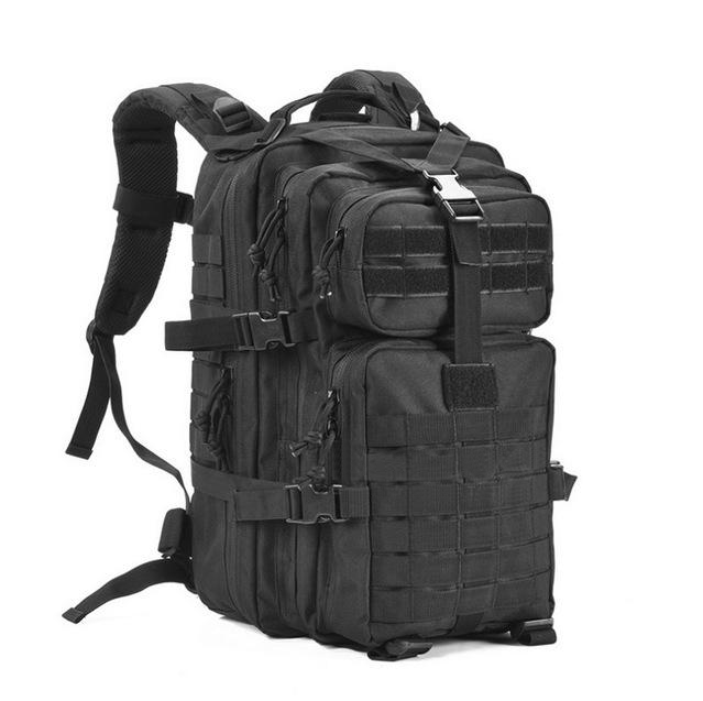 Taktischer Rucksack 45 L, Oxford, schwarz – Bild 2 | LuxeStyle