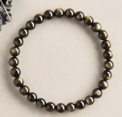 Obsidian Kristall Armband