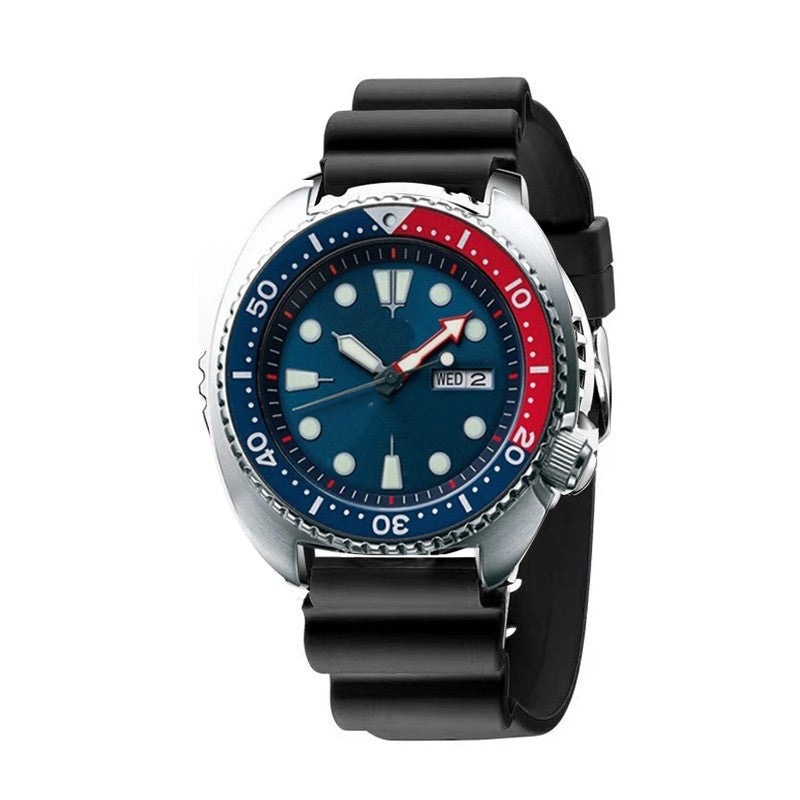 Quarz-Herrenuhr mit drehbarem Zifferblatt – Bild 3 | LuxeStyle