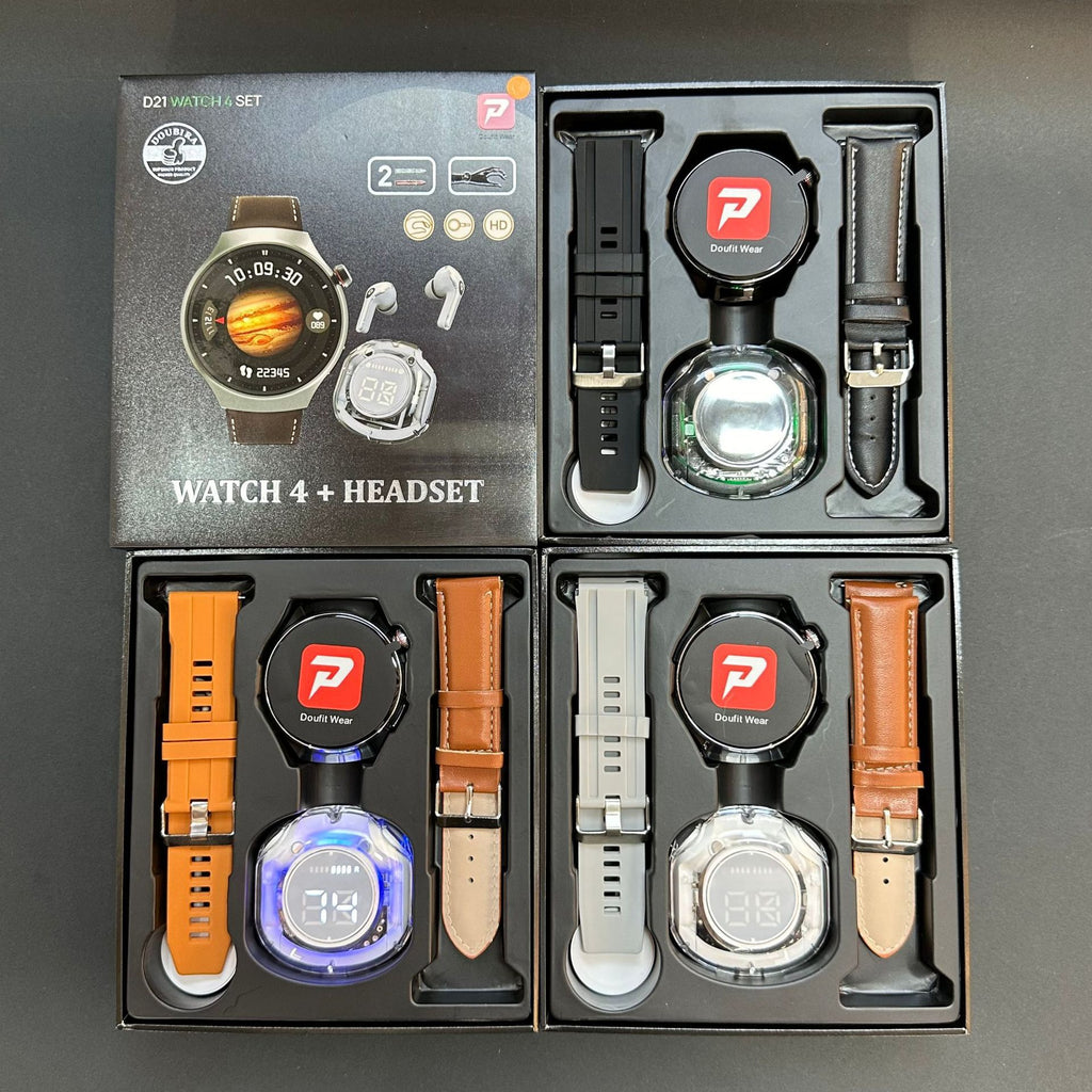 Smartwatch mit Schrittzähler und Nachrichten – Ansicht 4