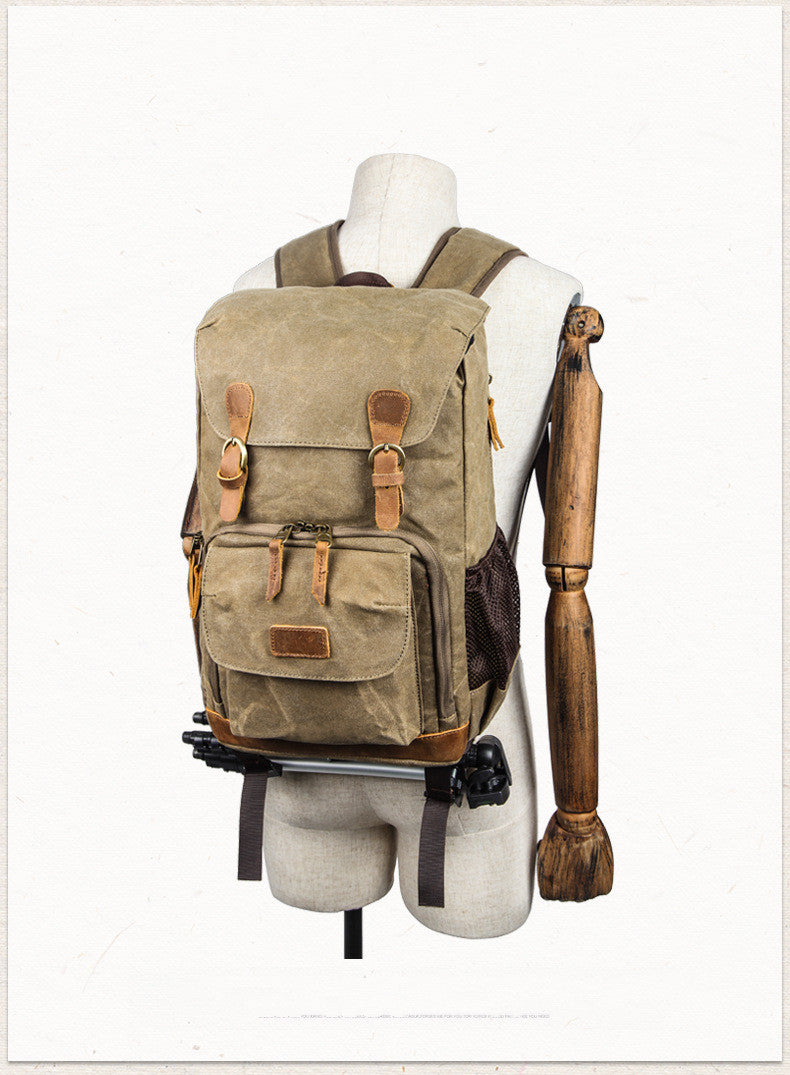 Kamerarucksack aus Baumwolle – Bild 8 | LuxeStyle