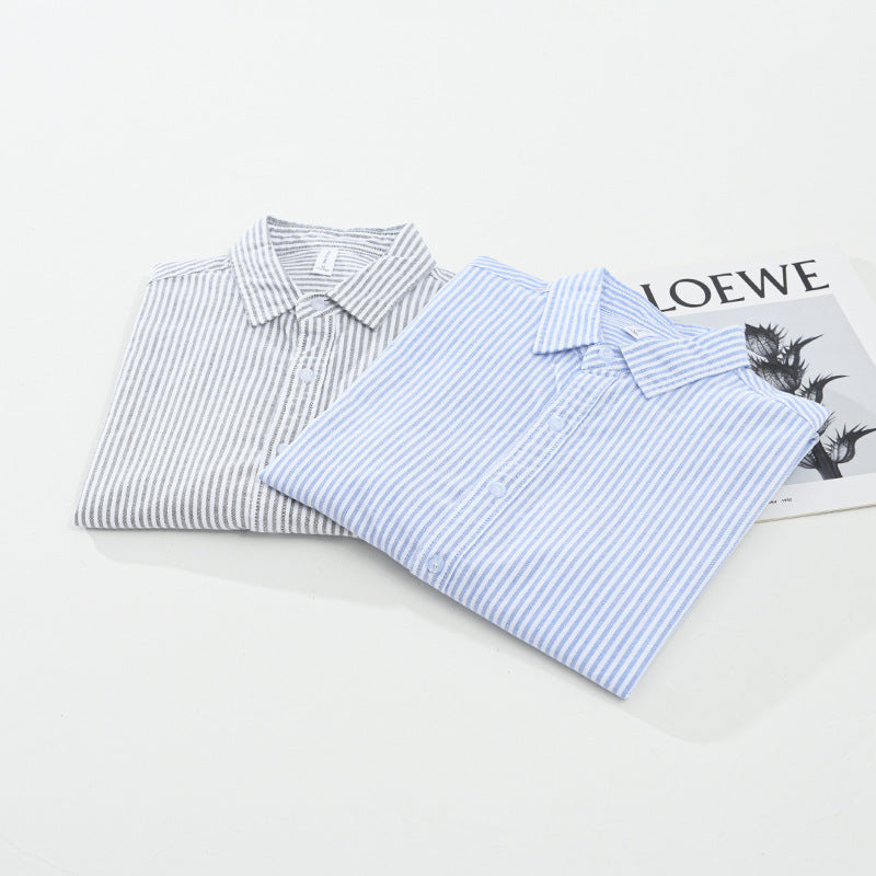 Lässiges Langarmshirt mit vertikalen Streifen für Herren – Bild 3 | LuxeStyle