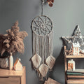 Wandbehang aus Baumwollfaden, handgewebt