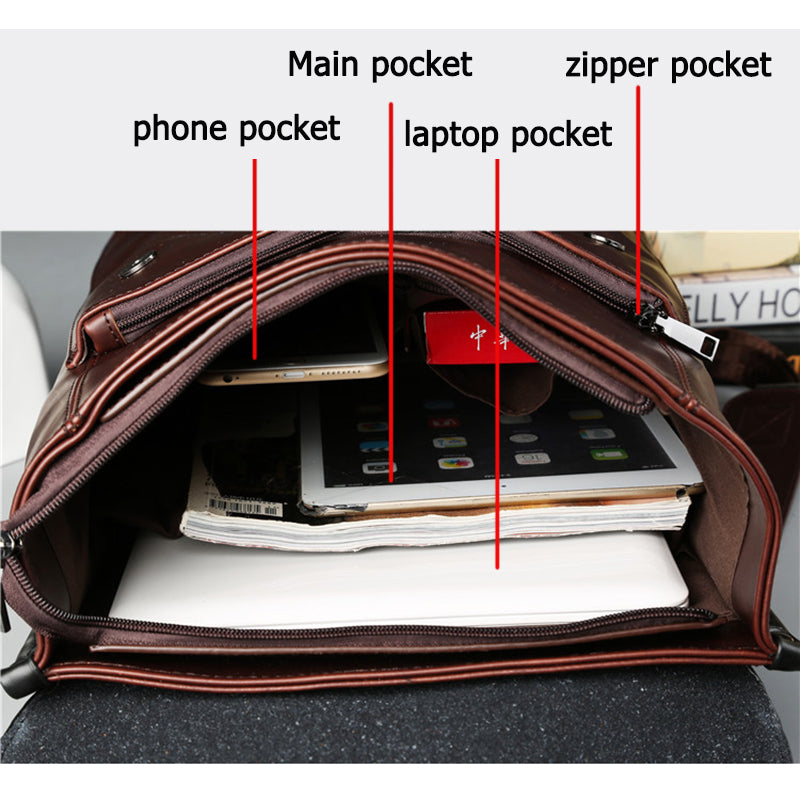 Reiserucksack aus PU-Leder – Bild 3 | LuxeStyle