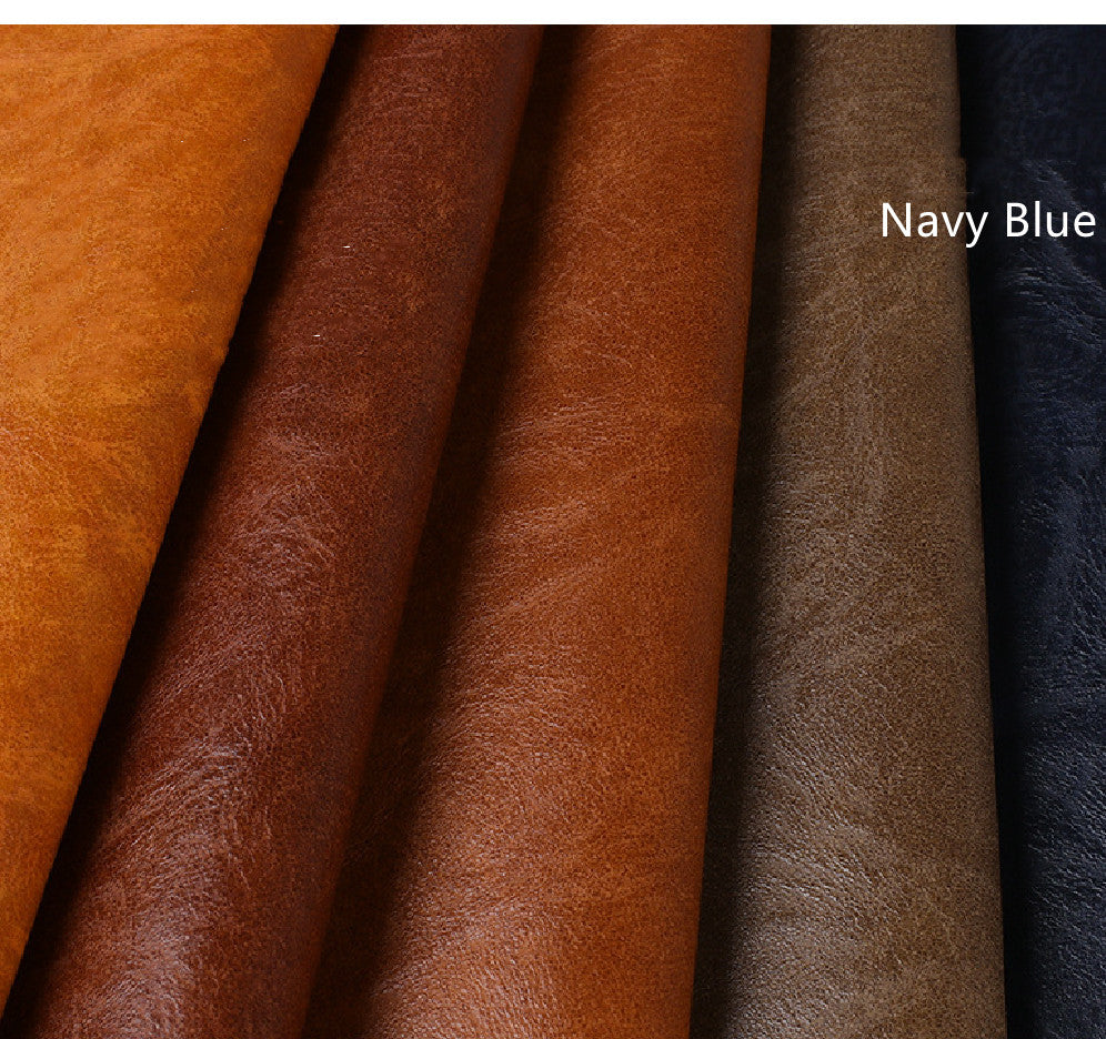 Retro Crazy Horse Lederstoff für Taschen & Möbel | LuxeStyle