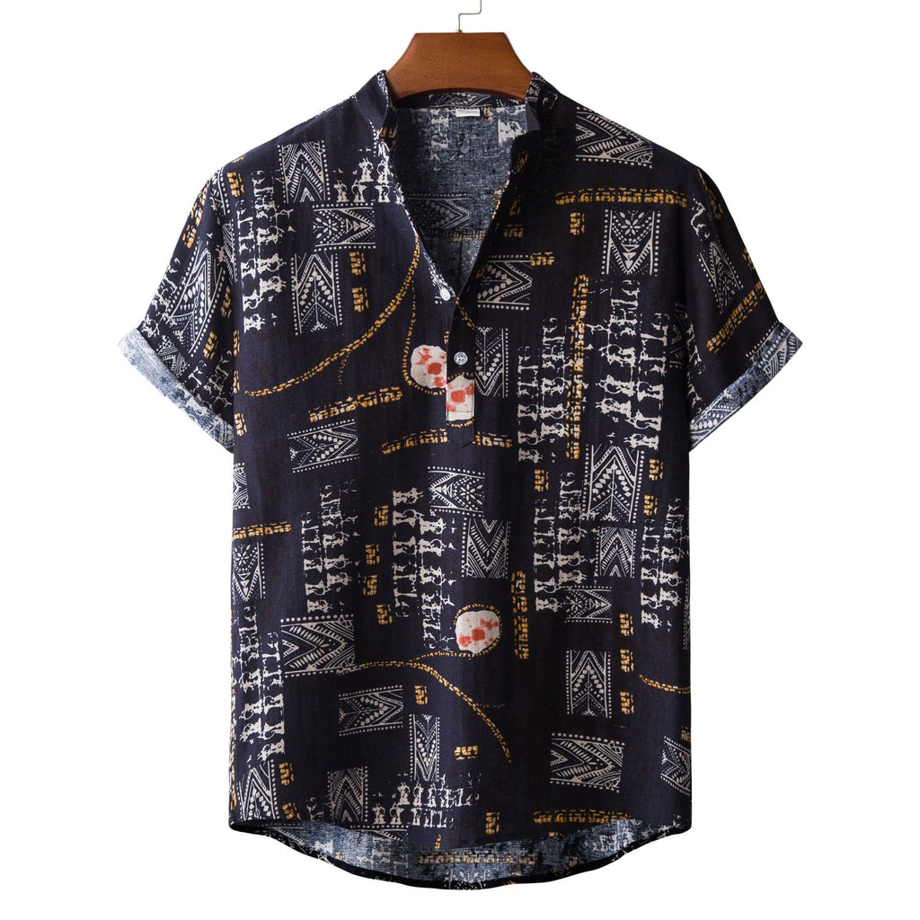 Bambus-Hemp Shirt mit Krawattenknoten – Bild 4 | LuxeStyle
