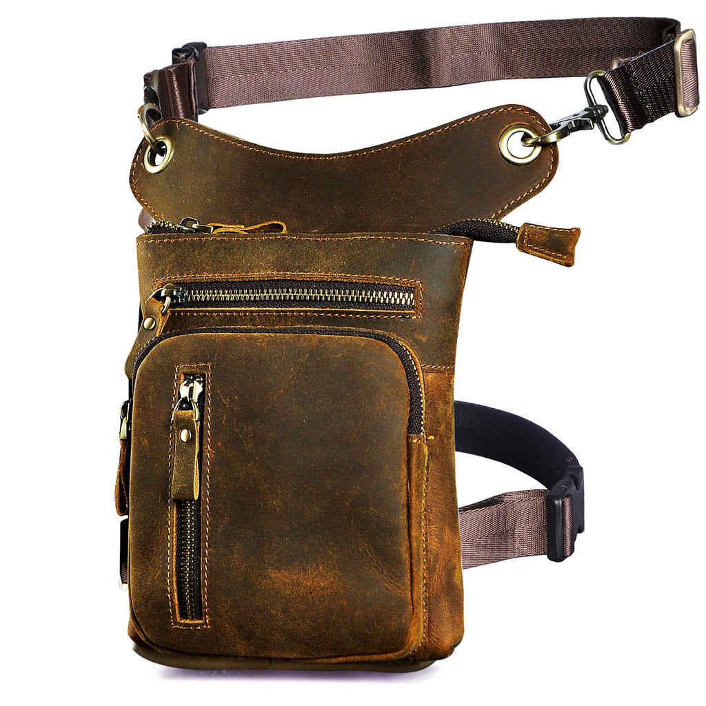 Leder-Beintasche im Retro-Stil – Bild 6 | LuxeStyle