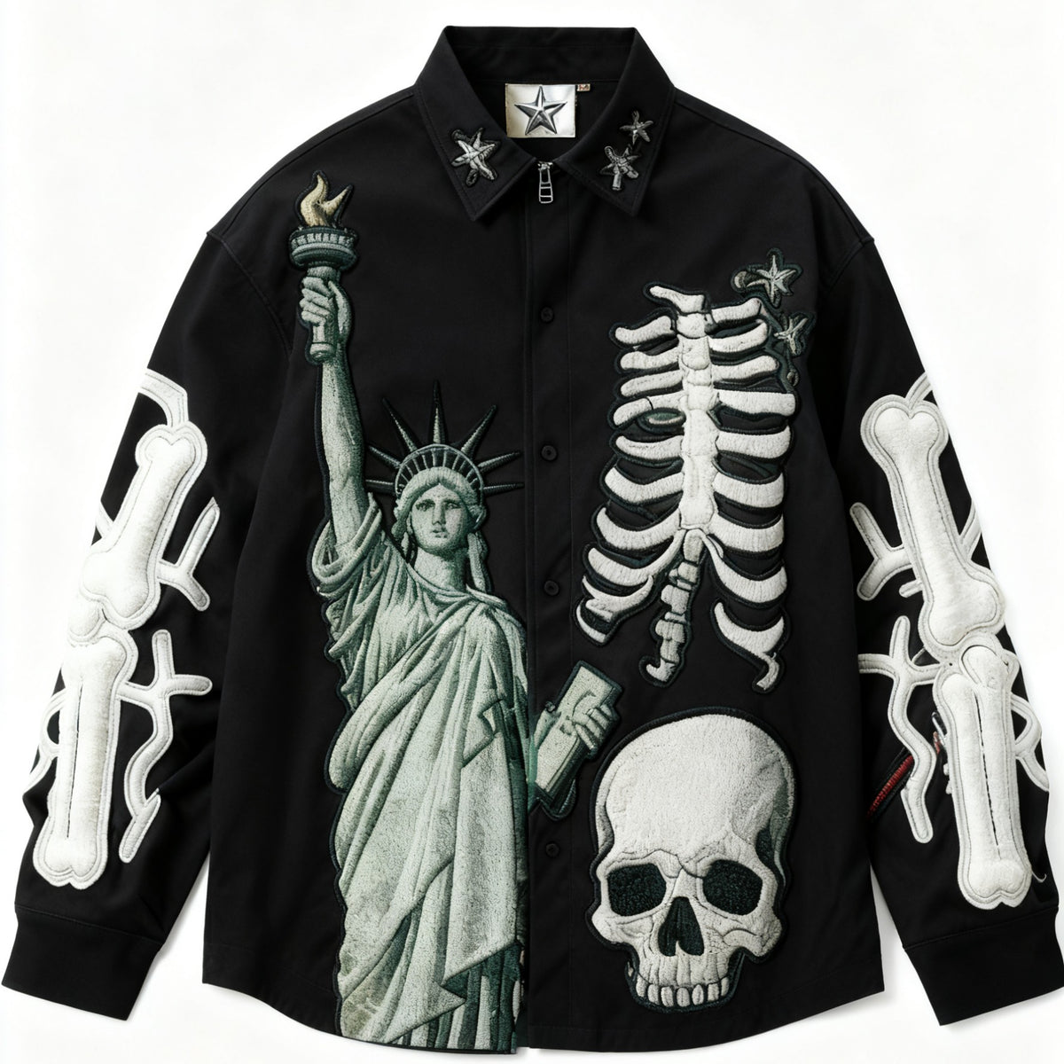 Freizeit-Shirt aus Polyester mit Print – Bild 2 | LuxeStyle
