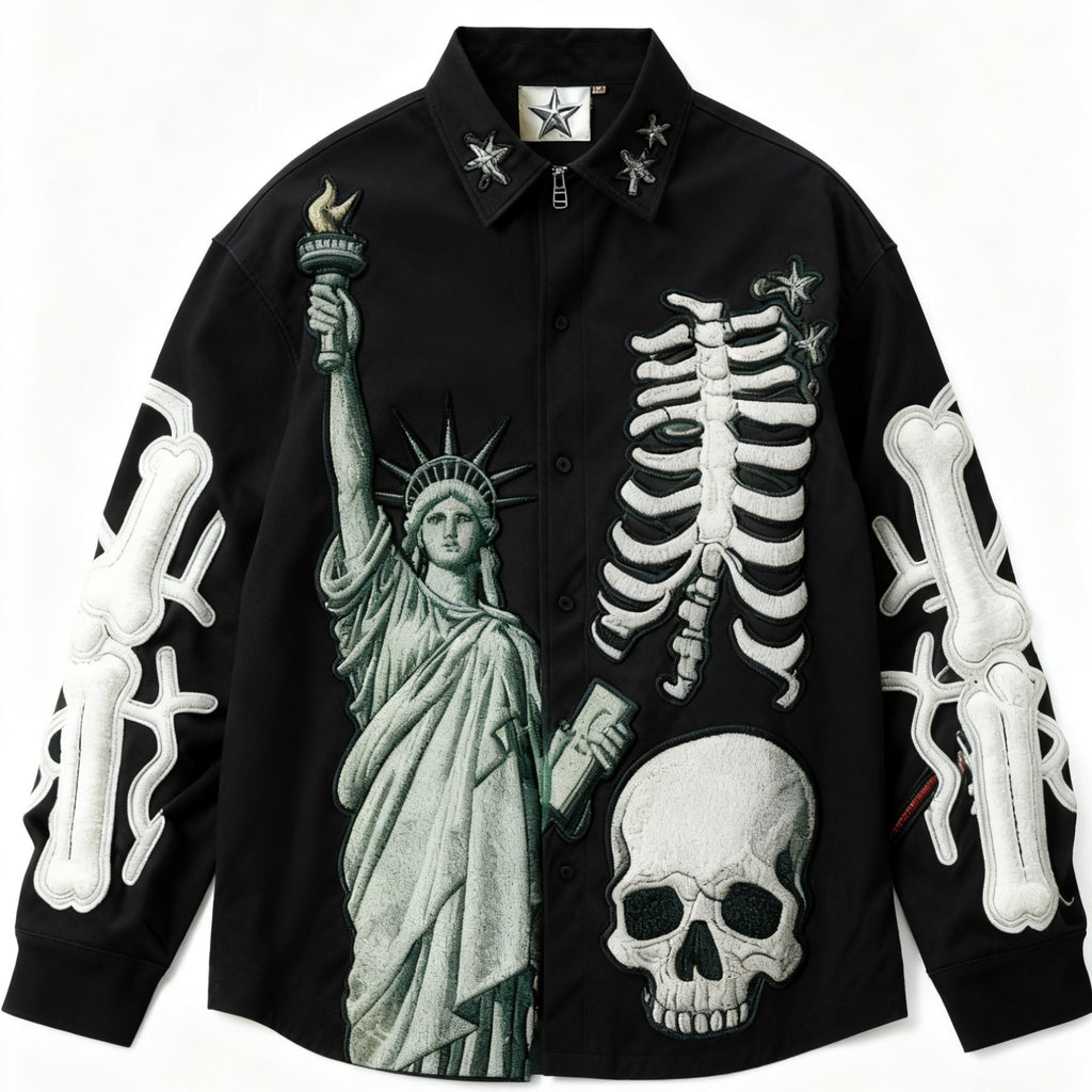 Freizeit-Shirt aus Polyester mit Print – Bild 5 | LuxeStyle