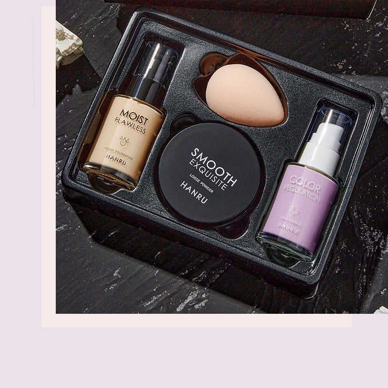 4-teiliges Make-up Set: Puder & Foundation – Bild 6 | LuxeStyle