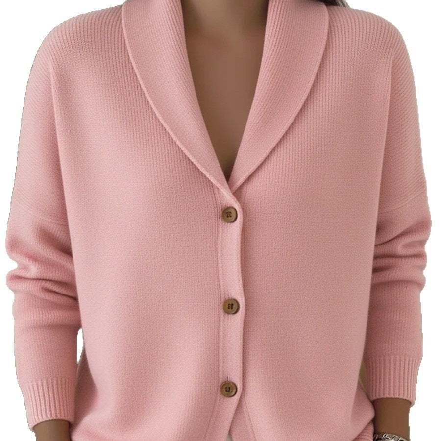 Strick-Cardigan mit Reverskragen – Ansicht 7
