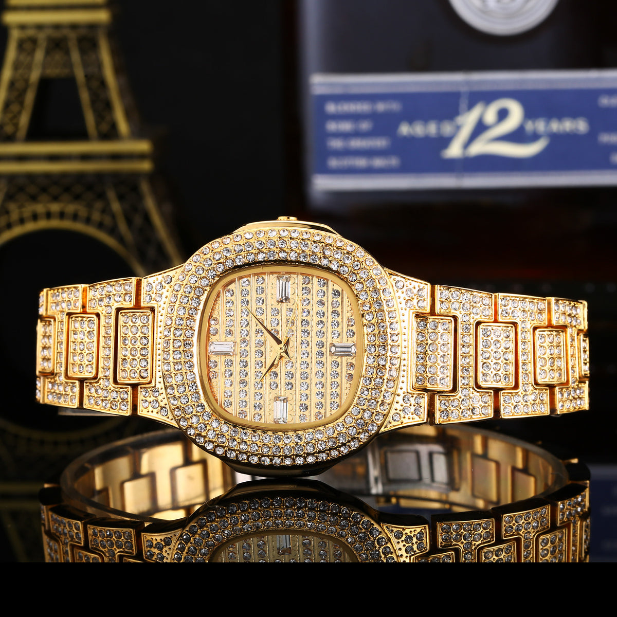 Wasserdichte Damenuhr mit Metallarmband – Bild 6 | LuxeStyle