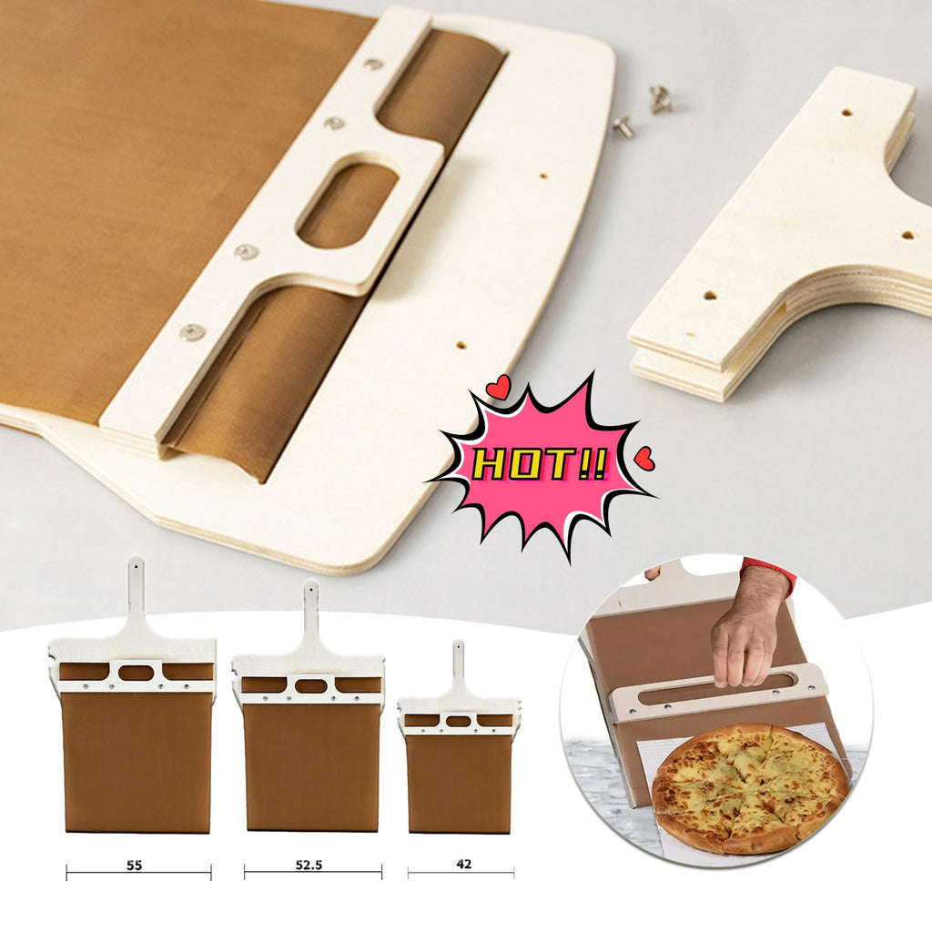 Gleitende Pizza-Schaufel aus Holz