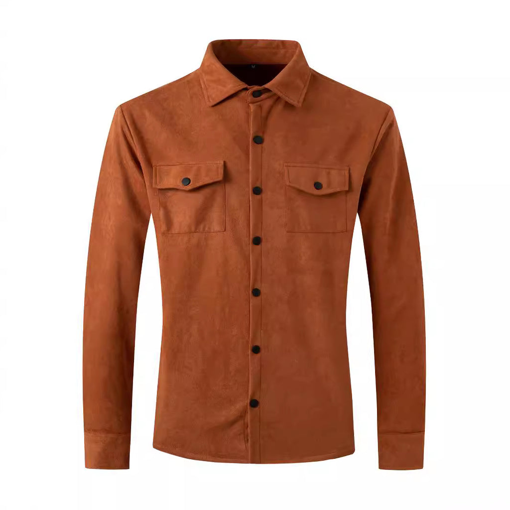 Herren Übergangsjacke mit Umlegekragen | LuxeStyle