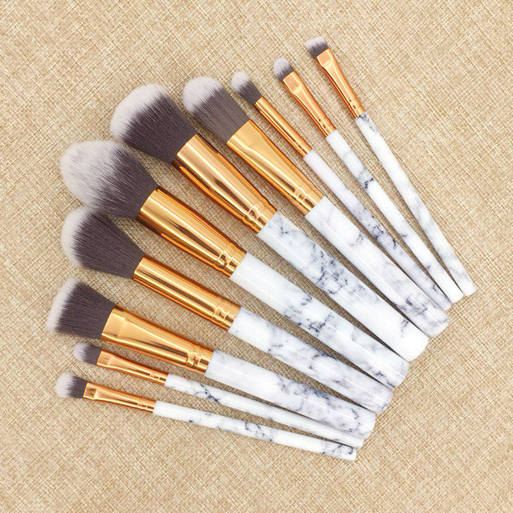 Marmorgriff Pinselset (10 Stück) – Bild 6 | LuxeStyle