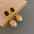 Vintage Ohrringe Silber-Nadel Elegant – Ansicht 2