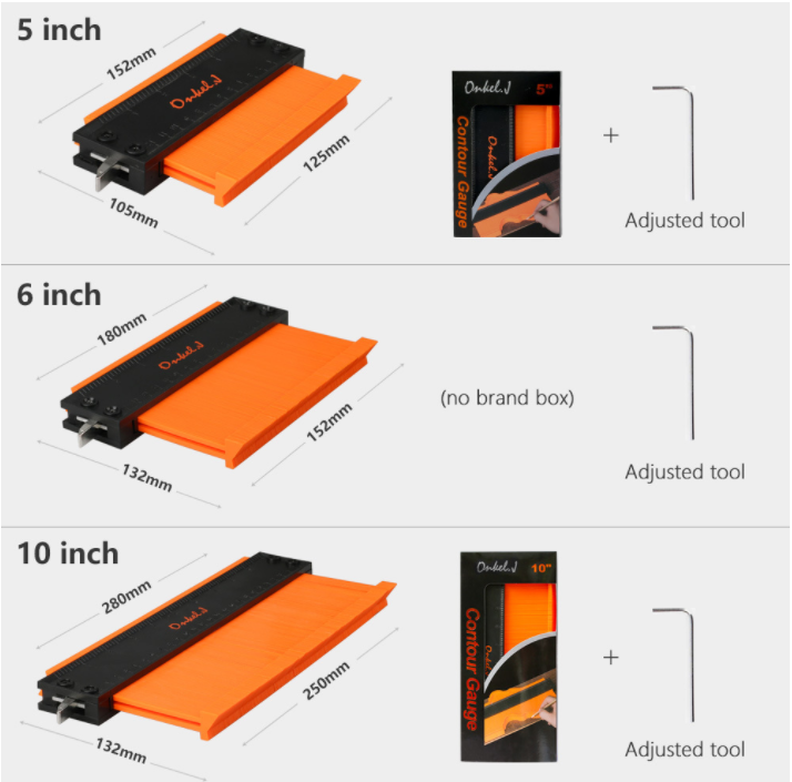 Konturmesslehre aus Aluminium – Bild 2 | LuxeStyle