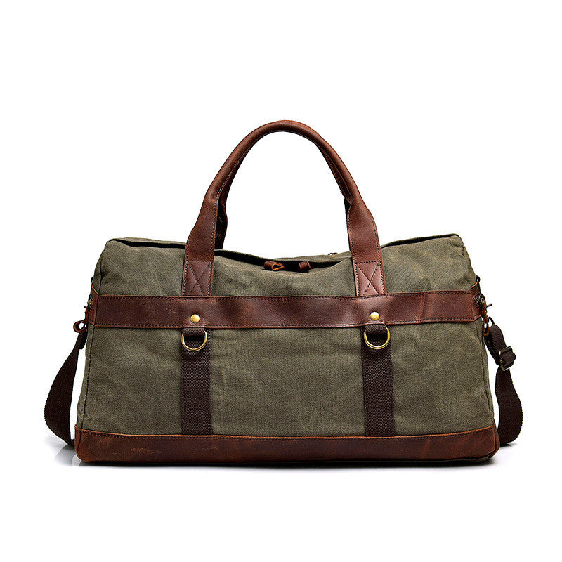 Wasserdichte Handtasche aus Wachs-Canvas – Bild 2 | LuxeStyle