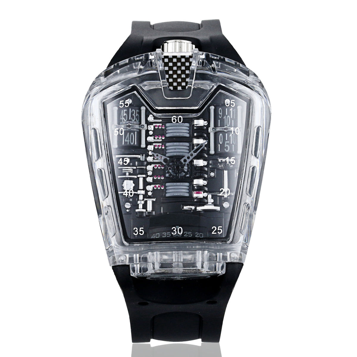 Quarzuhr mit Silikonarmband – Bild 4 | LuxeStyle