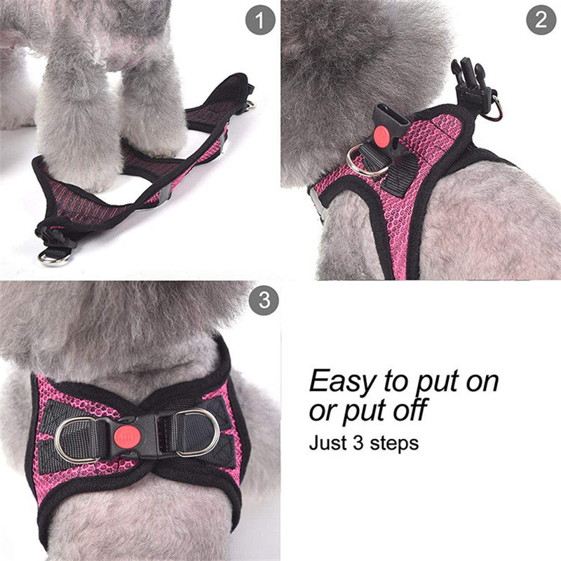 Reflektierender Hundegeschirr aus Nylon – Bild 8 | LuxeStyle