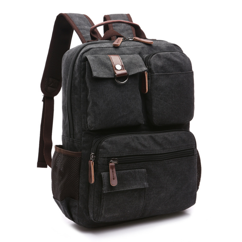 Canvas Rucksack für Laptop 15 Zoll – Bild 3 | LuxeStyle