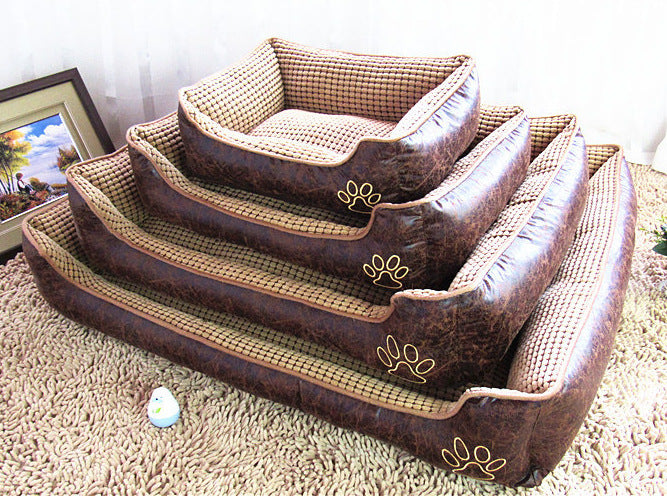Hundebett Kennel mit Decke und Sommermatte