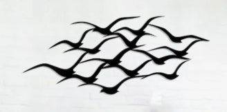Metall-Wanddeko fliegender Vogel – Bild 4 | LuxeStyle