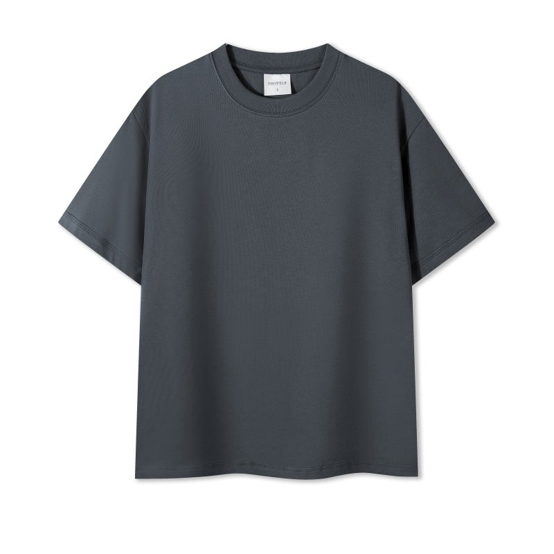 Einheitsfarbenes T-Shirt für Herren
