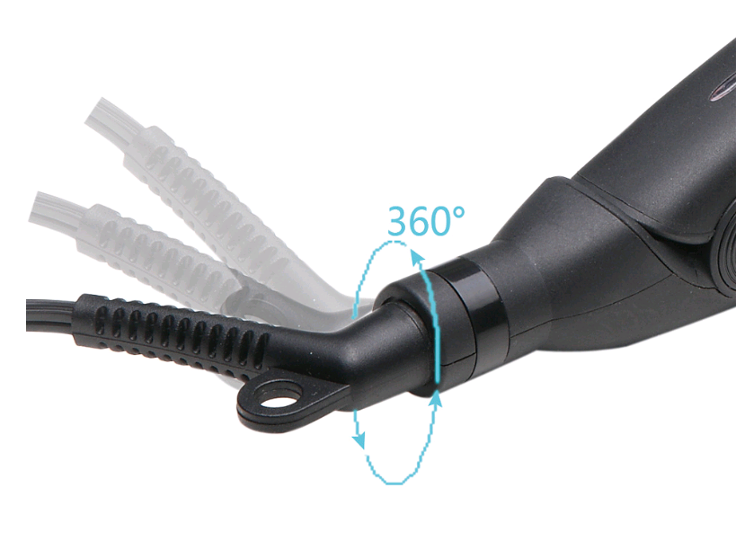 2-in-1 Dampf-Haarglätter mit Turmalin-Keramik