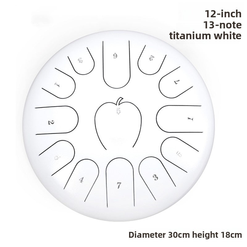 Steel Tongue Drum 12 Zoll 13 Noten Apple Style