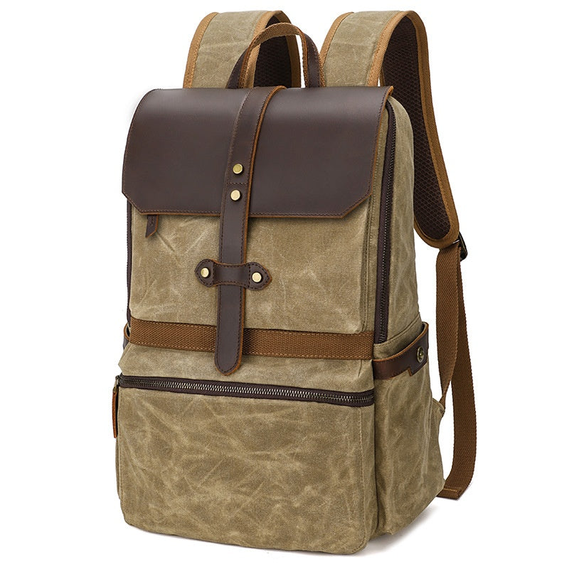 Wasserdichter Canvas-Rucksack mit Batik-Muster – Bild 7 | LuxeStyle