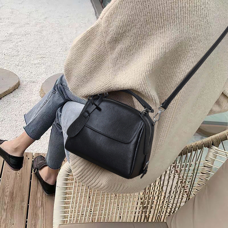 Lederhandtasche als Tote, Schulter- oder Umhängetasche | LuxeStyle