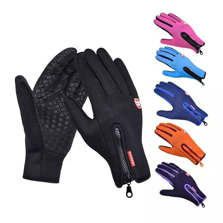 Wasserdichte Winterhandschuhe mit Fleece und Anti-Rutsch