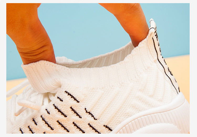 Kinder-Strick-Sneakers zum Schnüren | LuxeStyle