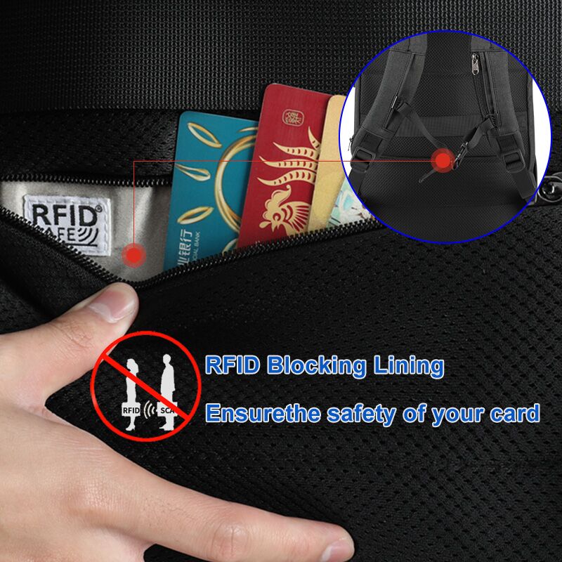 Business Rucksack mit USB, grosser Stauraum – Bild 4 | LuxeStyle