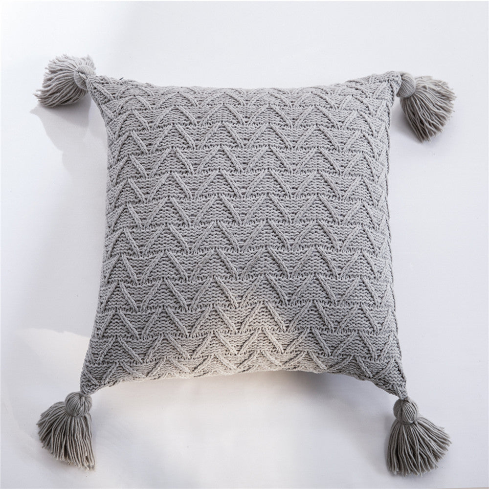 Chenille Kissenbezug, gesteppt – Bild 5 | LuxeStyle
