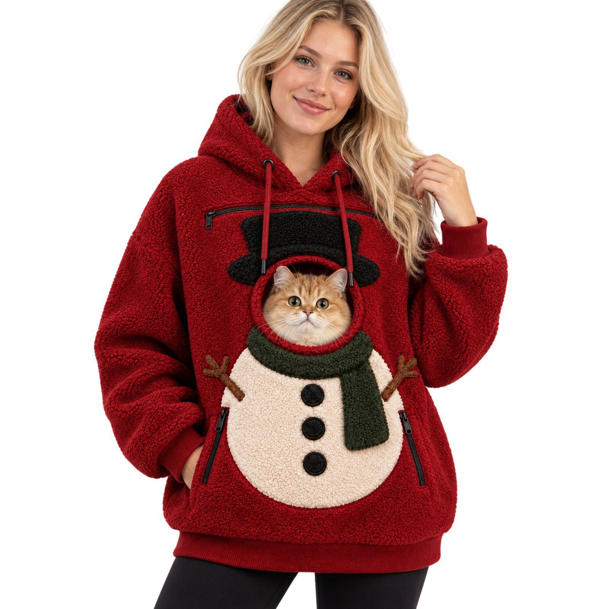 Fleece‑gefülltes Hoodie mit Kordel | LuxeStyle