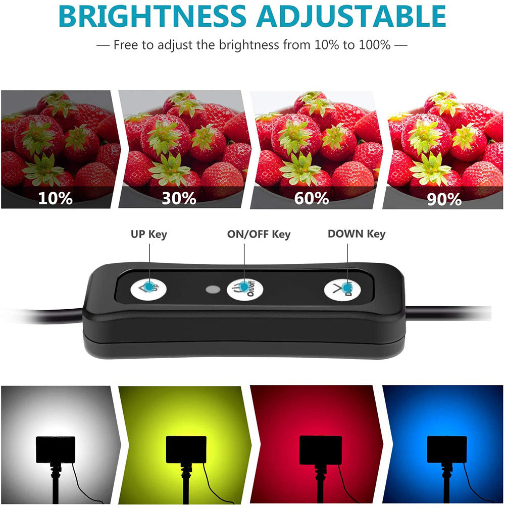 USB LED-Panel Set mit Mini-Stativen · 2 Stück | LuxeStyle
