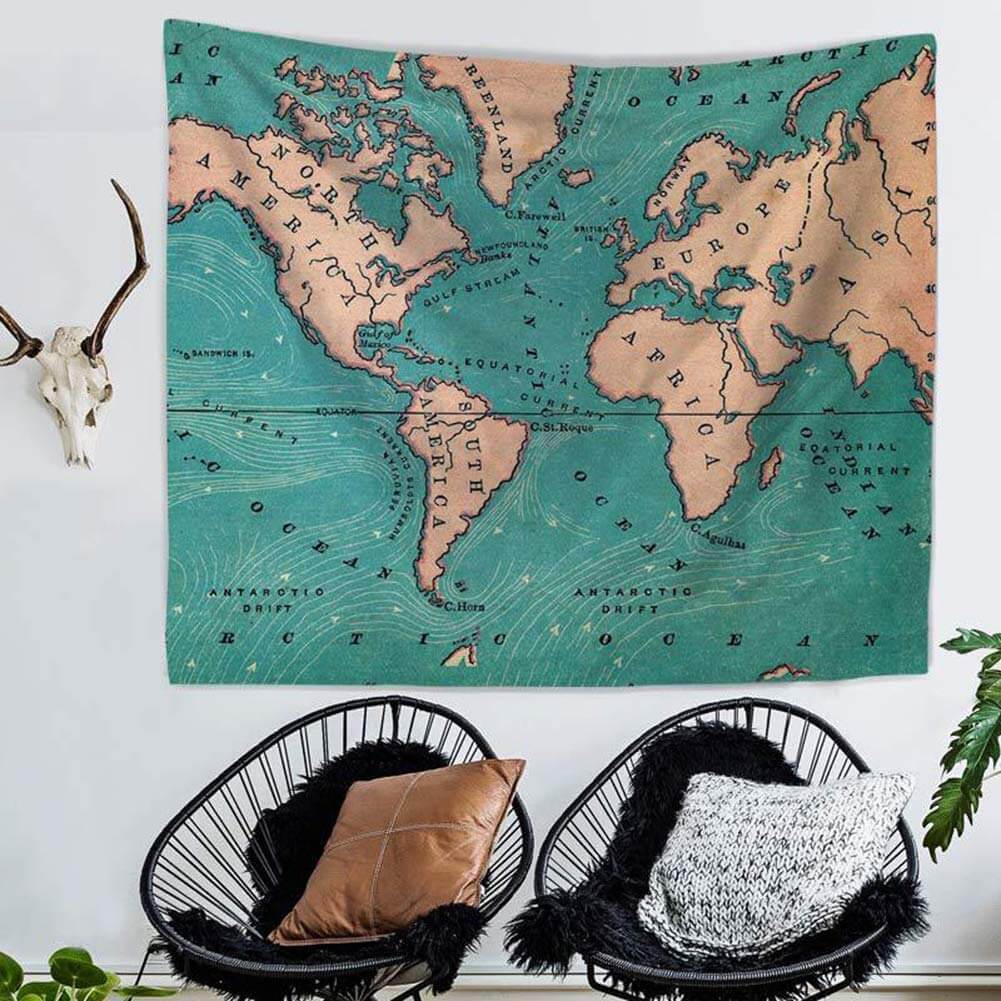 Ozeanströmungen Wandteppich – Bild 4 | LuxeStyle