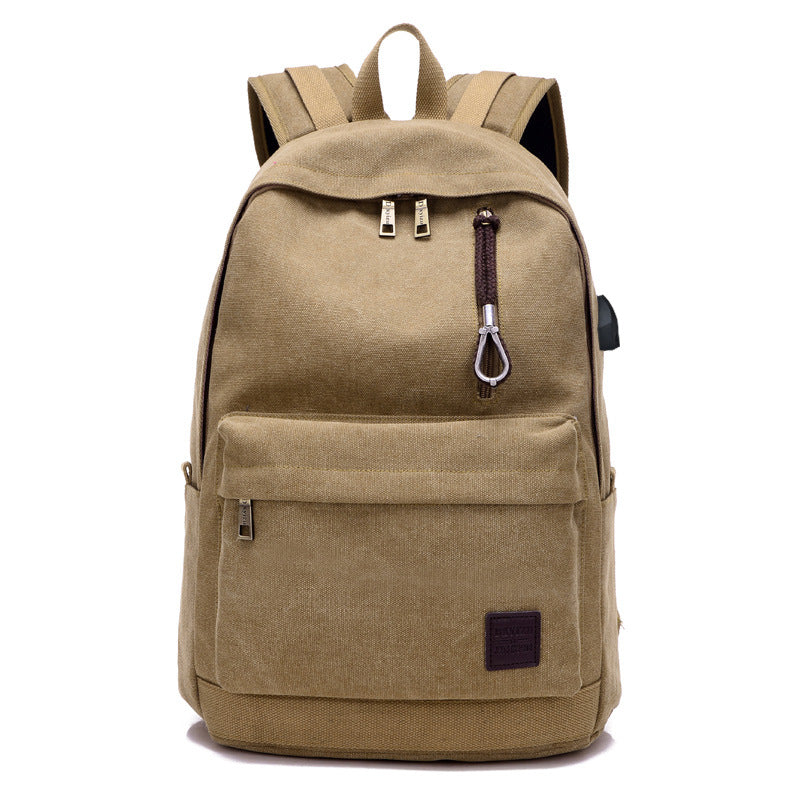 Canvas-Rucksack mit USB-Ladeanschluss – Bild 3 | LuxeStyle