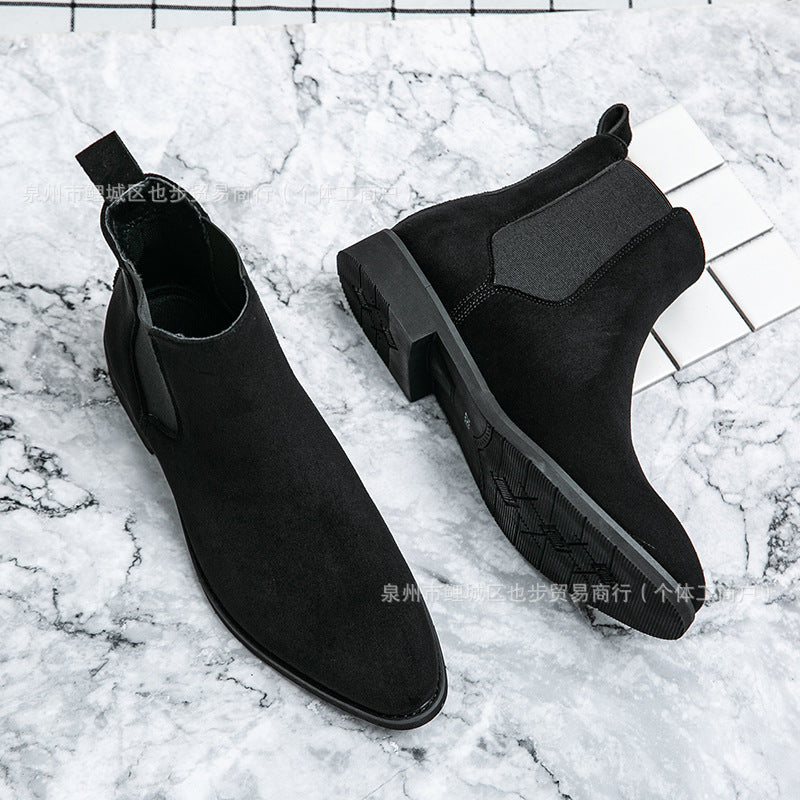 Herren High-Top-Lederboots Europäisch/Amerikanisch Gr. XXL