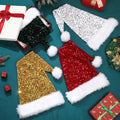 Goldener Sequin-Kap für Weihnachtsdekoration | LuxeStyle