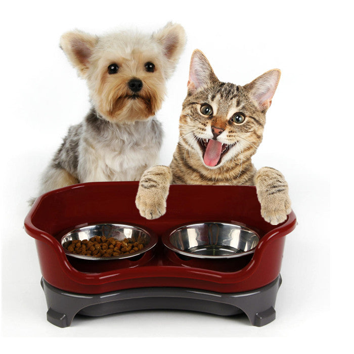 Doppelschale für Hund & Katze aus Edelstahl – Bild 7 | LuxeStyle
