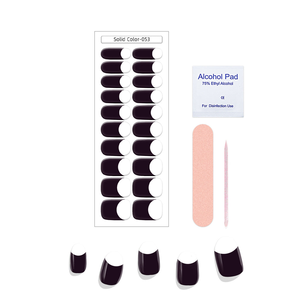Französische Nagelsticker