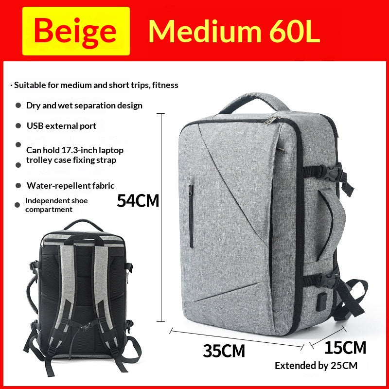Reise-Rucksack mit extra grossem Volumen – Bild 2 | LuxeStyle