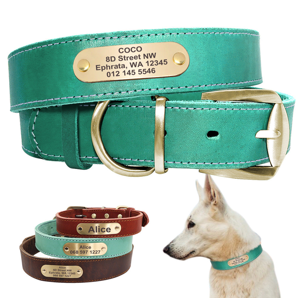 Personalisiertes Hundehalsband mit ID-Tag – Bild 10 | LuxeStyle