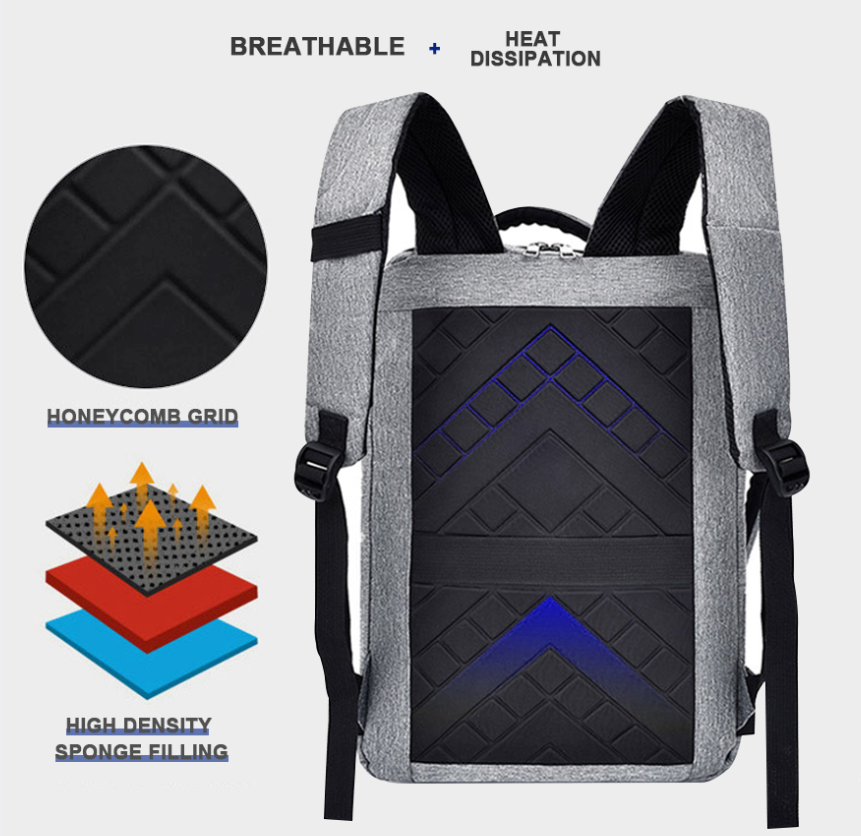Wasserdichter Anti-Diebstahl Rucksack mit USB-Ladeanschluss – Bild 7 | LuxeStyle