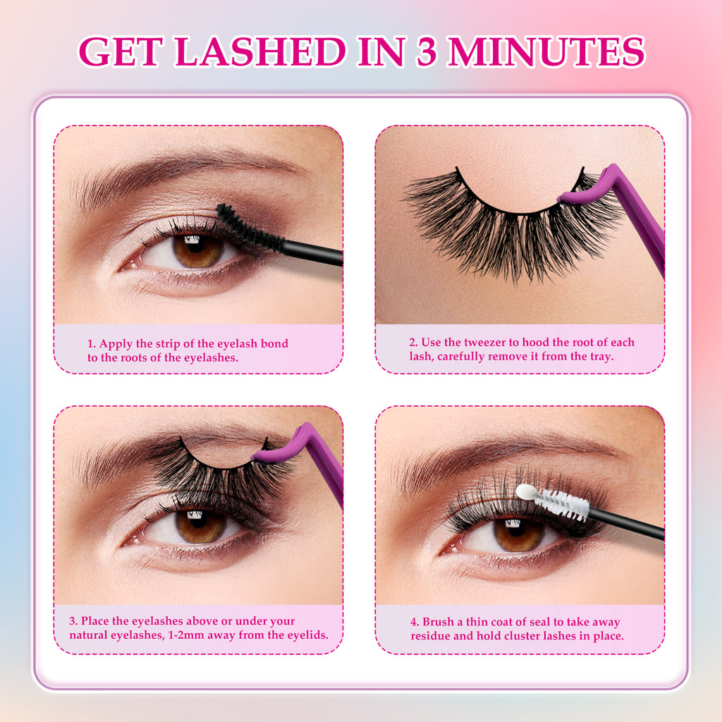 3D Premium Faux Mink Wimpern MK-01