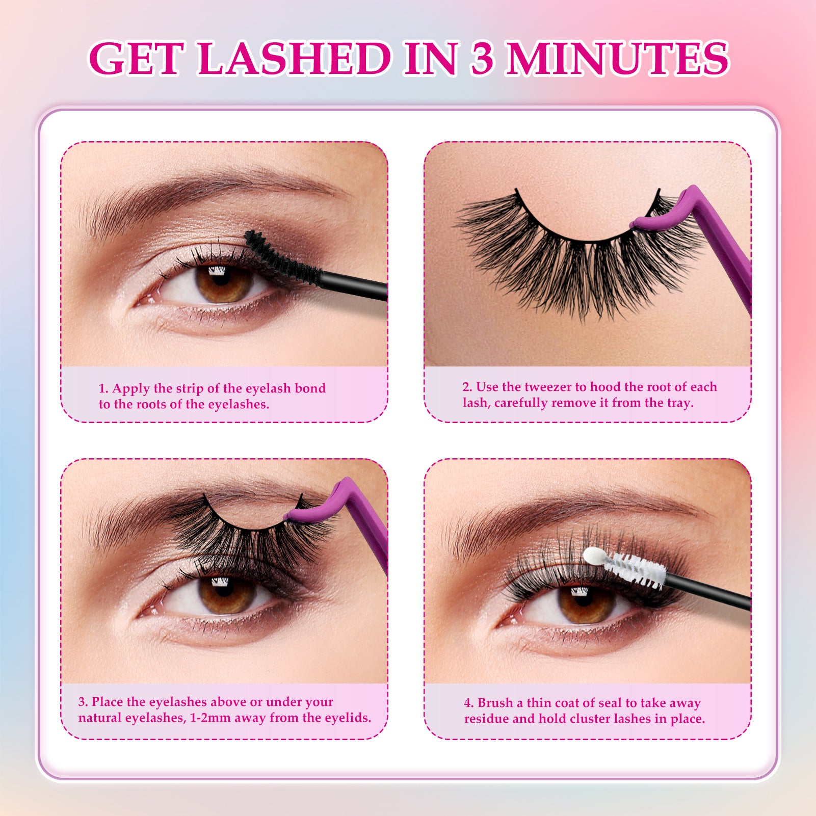 3D Premium Faux Mink Wimpern MK-01