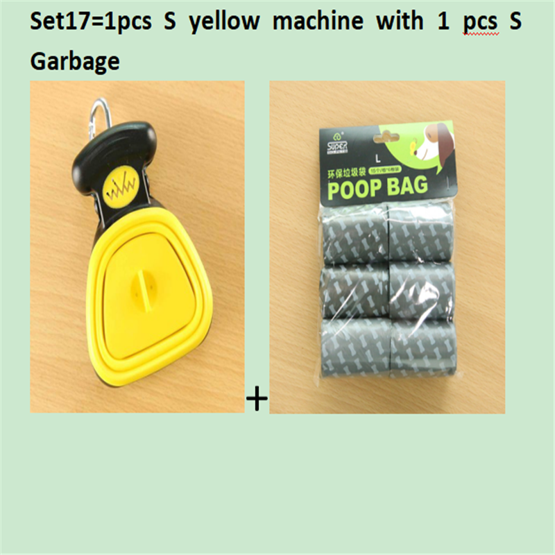Faltbarer Hunde-Poop-Scooper mit Beuteln
